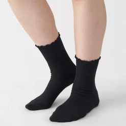 Chaussettes^Muji Chaussettes en modal mélangé à angle droit avec bord confortable pour femme