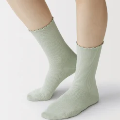 Chaussettes^Muji Chaussettes en modal mélangé à angle droit avec bord confortable pour femme