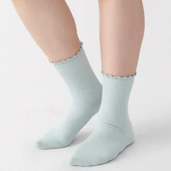 Chaussettes^Muji Chaussettes en modal mélangé à angle droit avec bord confortable pour femme