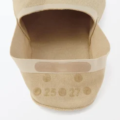 Chaussettes^Muji Chaussettes invisibles avec prise au talon homme