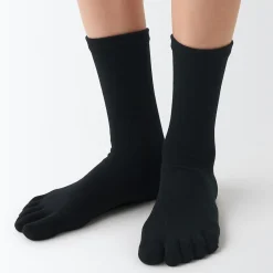 Chaussettes^Muji Chaussettes Tabi à 5 orteils à angle droit pour femme