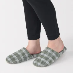 Chaussons|Chaussons^Muji Chaussons doux en flanelle