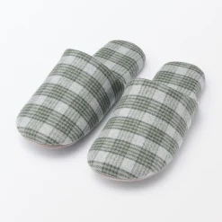 Chaussons|Chaussons^Muji Chaussons doux en flanelle