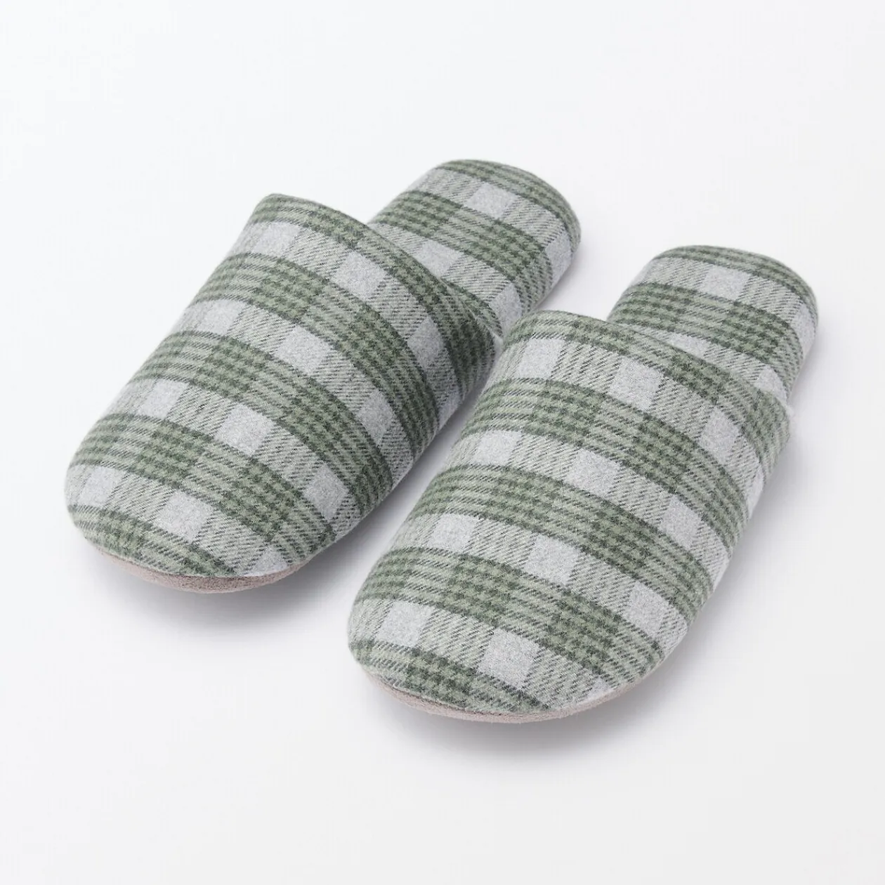 Chaussons|Chaussons^Muji Chaussons doux en flanelle