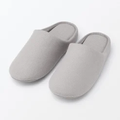 Chaussons|Chaussons^Muji Chaussons mules à semelle intérieure en coton