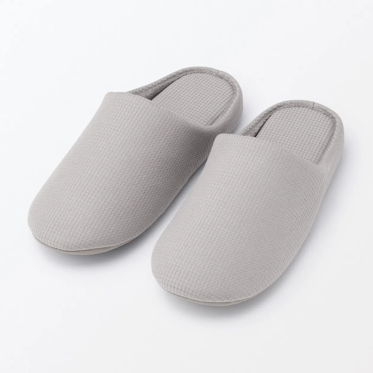 Chaussons|Chaussons^Muji Chaussons mules à semelle intérieure en coton