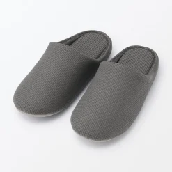 Chaussons|Chaussons^Muji Chaussons mules à semelle intérieure en coton