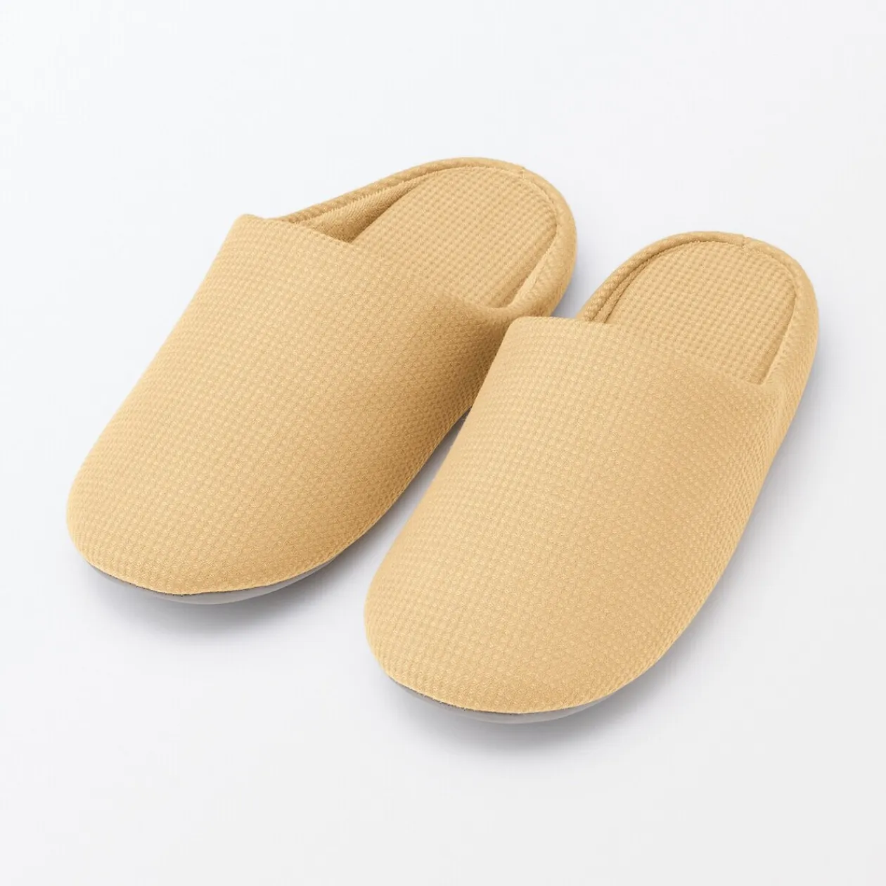 Chaussons|Chaussons^Muji Chaussons mules à semelle intérieure en coton