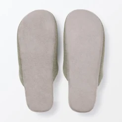 Chaussons|Chaussons^Muji Chaussons mules en coton doux