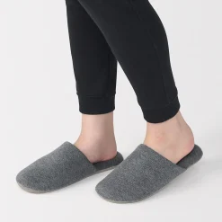 Chaussons|Chaussons^Muji Chaussons mules en coton doux