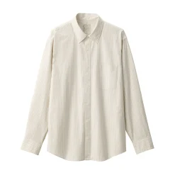 Chemises^Muji Chemise à manches longues en coton lavé homme