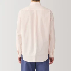 Chemises^Muji Chemise à manches longues en coton lavé homme