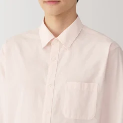 Chemises^Muji Chemise à manches longues en coton lavé homme