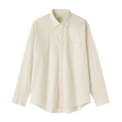 Chemises^Muji Chemise à manches longues en coton lavé homme
