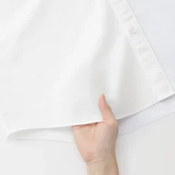 Chemises^Muji Chemise à manches longues en coton lavé homme