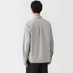 Chemises^Muji Chemise à poche en coton biologique pour homme