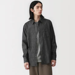 Chemises^Muji Chemise denim pour homme