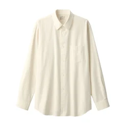 Chemises^Muji Chemise en coton brossé pour homme
