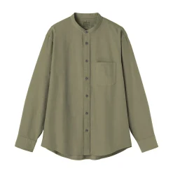 Chemises^Muji Chemise en coton Oxford lavé col officier pour homme