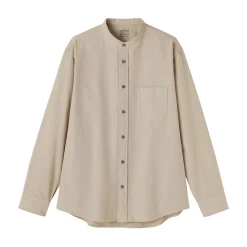 Chemises^Muji Chemise en coton Oxford lavé col officier pour homme
