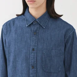 Chemises^Muji Chemise en denim pour homme