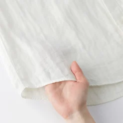 Chemises^Muji Chemise en double gaze en mélange de kapok pour homme