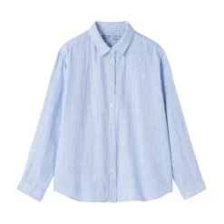 Chemises^Muji Chemise en lin lavé pour femme