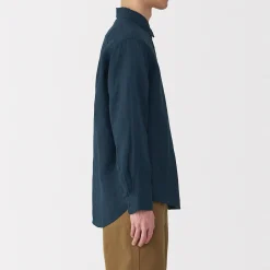 Chemises^Muji Chemise en lin lavé pour homme