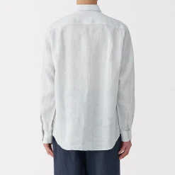 Chemises^Muji Chemise en lin lavé pour homme