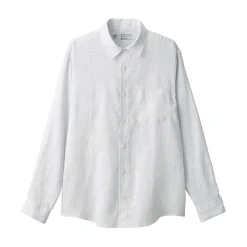Chemises^Muji Chemise en lin lavé pour homme