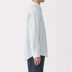 Chemises^Muji Chemise en lin lavé pour homme