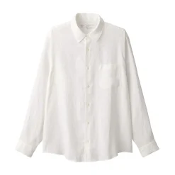 Chemises^Muji Chemise en lin lavé pour homme