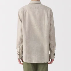Chemises^Muji Chemise en lin lavé pour homme