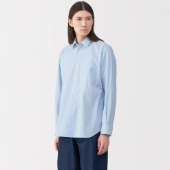 Chemises^Muji Chemise en popeline de coton pour homme