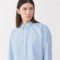 Chemises^Muji Chemise en popeline de coton pour homme