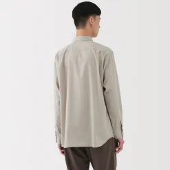 Chemises^Muji Chemise en popeline de coton pour homme