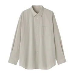 Chemises^Muji Chemise en popeline de coton pour homme