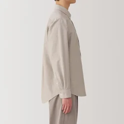 Chemises^Muji Chemise Oxford en coton lavé pour homme…