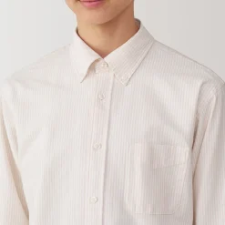Chemises^Muji Chemise Oxford en coton lavé pour homme…