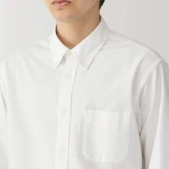 Chemises^Muji Chemise Oxford en coton lavé pour homme