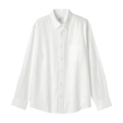 Chemises^Muji Chemise Oxford en coton lavé pour homme