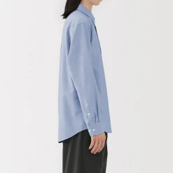 Chemises^Muji Chemise Oxford en coton lavé pour homme