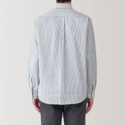 Chemises^Muji Chemise Oxford en coton lavé pour homme