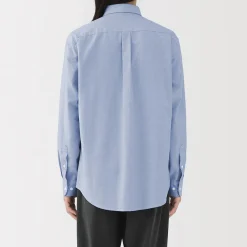Chemises^Muji Chemise Oxford en coton lavé pour homme