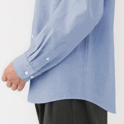 Chemises^Muji Chemise Oxford en coton lavé pour homme