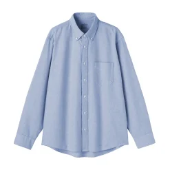 Chemises^Muji Chemise Oxford en coton lavé pour homme