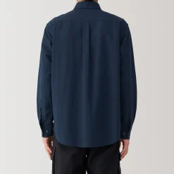 Chemises^Muji Chemise Oxford en coton lavé pour homme