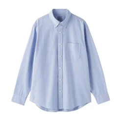 Chemises^Muji Chemise Oxford en coton lavé pour homme
