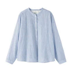 Chemises^Muji Chemisier en double gaze en mélange de kapok pour femme