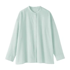 Chemises^Muji Chemisier transparent en coton biologique à haute torsion